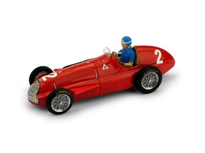 Brumm 1/43 Alfa Romeo F1 159 1951 Belgian GP Winner with Fangio Figure BRUMM FAN