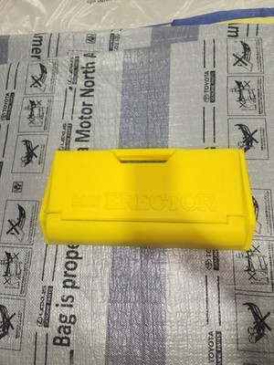 Vtg 1976 Gabriel Erector Set in Yellow Plastic Case In Original  Box 