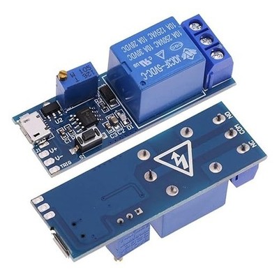 Modul NE555 DC 12V Delay Relay shield Timer Switch Adjustable Module 0 To 19 S
