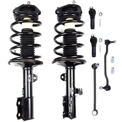 Front Struts w Stabilizer Links Tie Rods Nissan Altima 2002-2006 271426 271427