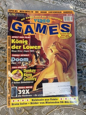 Video Games Magazin 1995 Konvolut , Markt & Technik, Sammlerstück! Retro Gaming