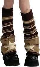 Y2K Leg Warmers for Women - Fashion Knit Warmers for Halloween Costumes