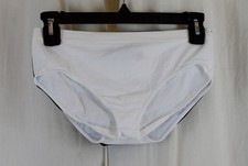 Fruit of the Loom Girls 4 PACK Stretch Bikini Underwear White/Black Size XL