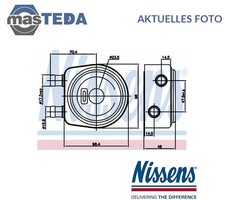 90697 ÖLKÜHLER KÜHLER ÖL NISSENS FÜR OPEL VIVARO,MOVANO 1.9L 60KW,59KW,74KW