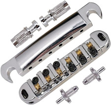 Abr-1 Style Tune-O-Matic Bridge Tailpiece Roller Saddle Guitar Bridge for Gibson