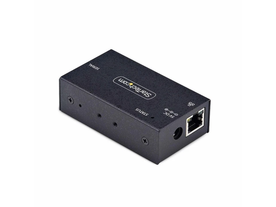 StarTech 1-Port Serial to Ethernet Adapter -  IP Serial Device Server For Remote - Image 2 of 4
