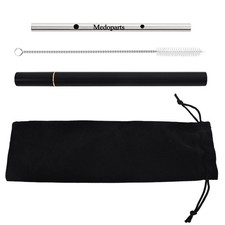 Medoparts Professional Metal Vocal Training Straws,Singing Breath Control...
