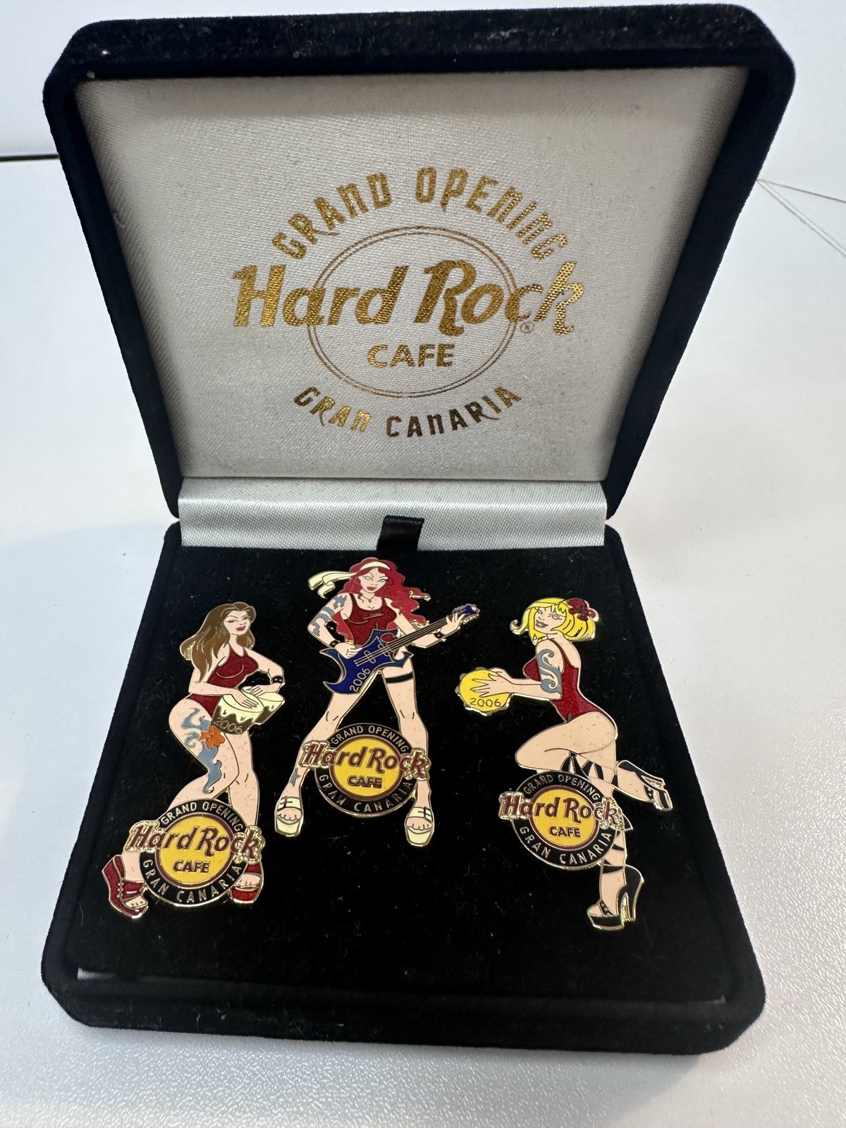 Hard Rock Cafe 2006 Gran Canaria Limited Ed 150 Party Set Pins