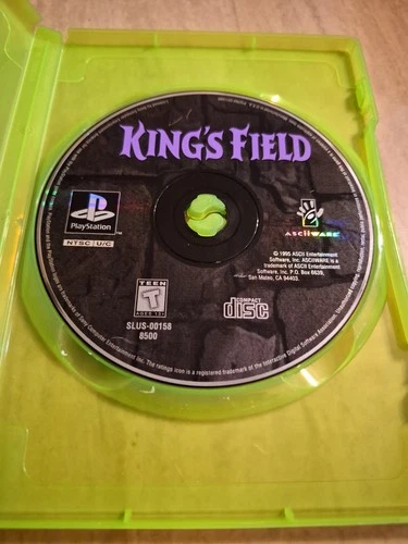King's Field PlayStation 1 PS1 Disc Only