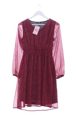 ZERO Babydollkleid Damen Kleid Gr. DE 34 violett-schwarz-dunkelgelb Casual-Look