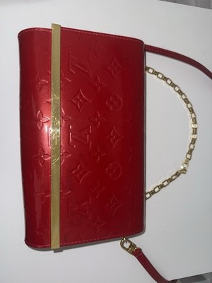 Louis Vuitton Monogram Vernis Rossmore MM   Pomme d Amour Red Patent Leather