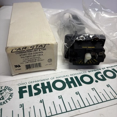 CAM-STAT FALTS57C-05T-120-A COMBINATION LIMIT & TIME FAN CONTROL