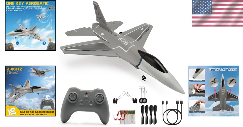 3 Channel Remote Control Airplane for Beginners - Image 2 of 4