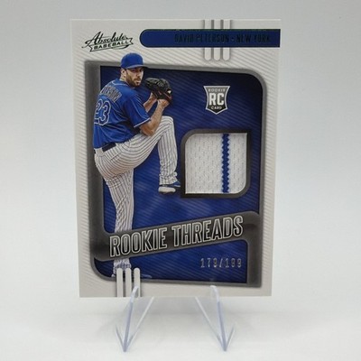 2021 Panini Absolute - Rookie Threads David Peterson #RT-DP Green /199 (MEM, RC)