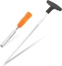Golf Grip Removal Tool with Tape Removal Tool, 12" V-Groove Grip Remover SaverVi