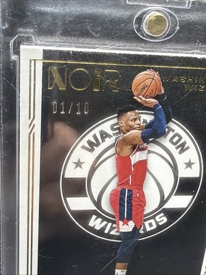 希少品ラッセル.ウエストブルック#4ワシントン　ウィザーズ Panini 2020-21 Noir Russell Westbrook #127 Icon Edition /10