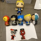 Lot of 8 Funko Mystery Minis Dorbz Marvel DC Fallout Two-Face Deadpool