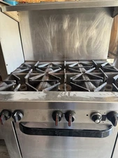 6 burner Range/Stove Southbend X336 Nat. Gas  TESTED