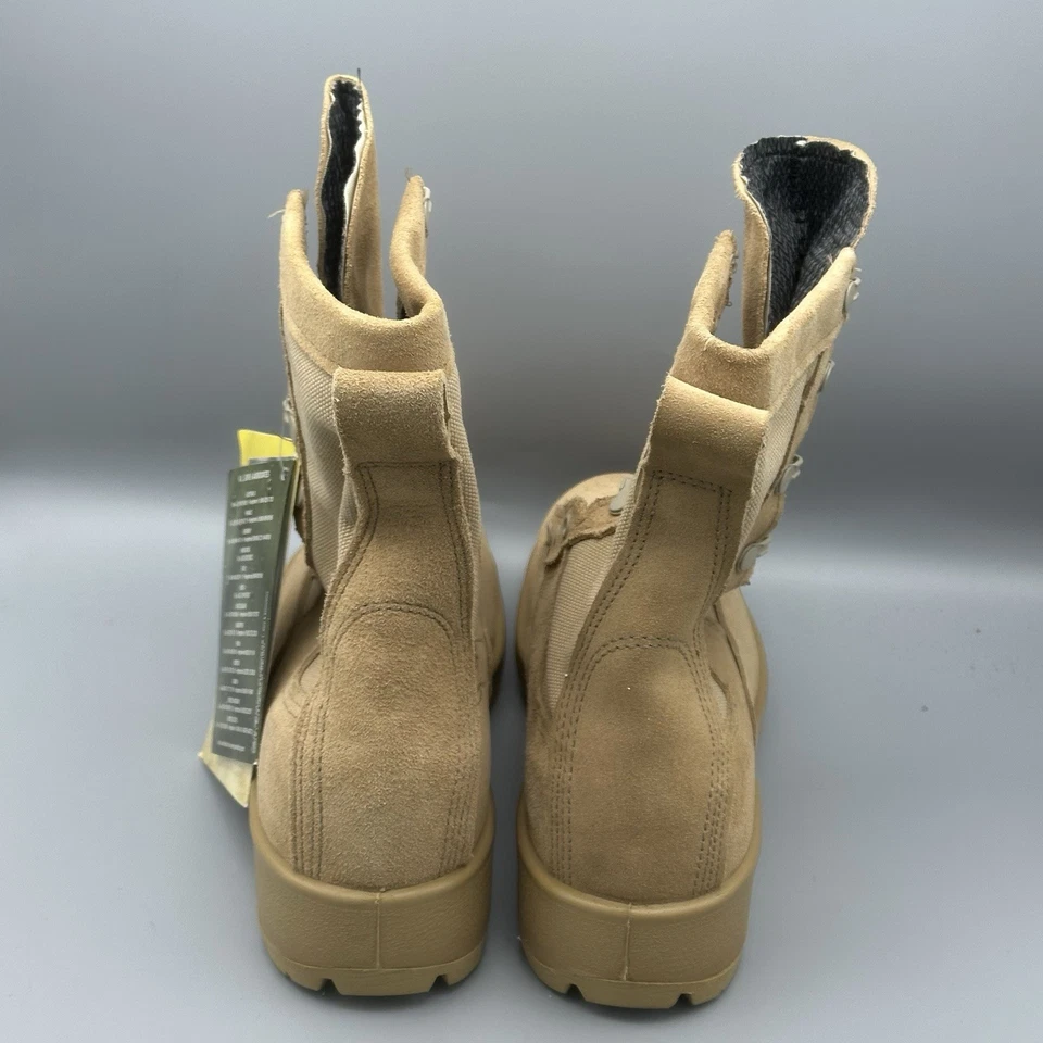 Botas militares BELLEVILLE 790V Gore Tex para hombre 6.5R gamuza tostada Vibram impermeables Foto 3 de 4