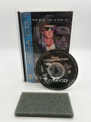 The Terminator Video Game Sega CD CIB Complete W/ Manual & Reg Card - Tested