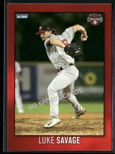 2025 Hickory Crawdads 2nd Luke Savage RC Rookie Rangers