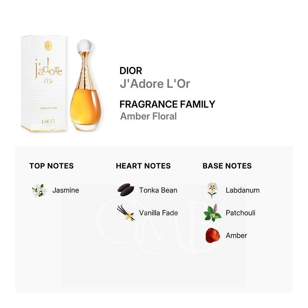 J'Adore L'Or Essence by Christian Dior Parfum Spray 2.7 oz 80ml