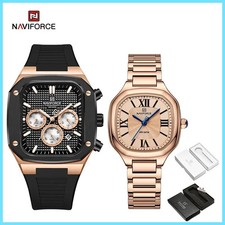 Lover’s Watch for Men and Women Casual Fashion Dress Wristwatch Couple Watch Gif