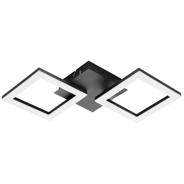 Moderne Flache Deckenleuchte 1X15,5W/Led 1800Lm IP20 3000-6500K Weiß Schwarz-image