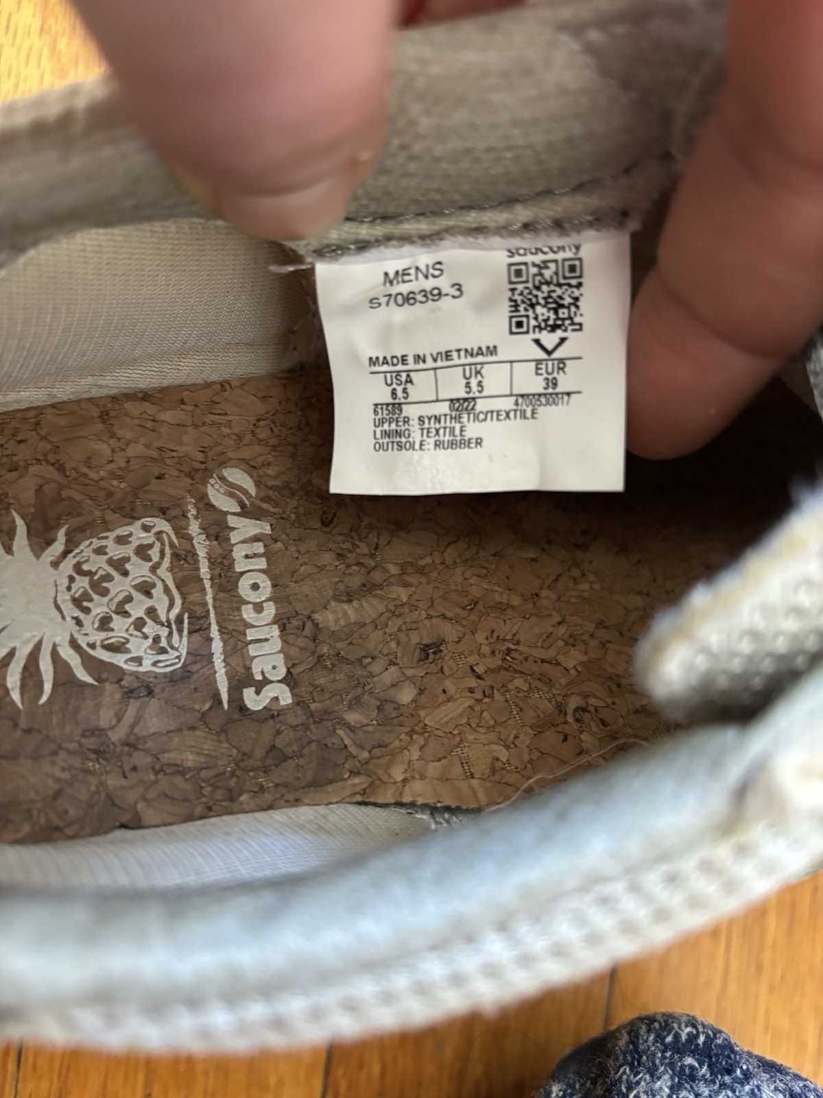 Saucony Jazz 81 RFG Earth Pack Natural Lace Up Cork Insole White Green S70639-3 thumbnail 4