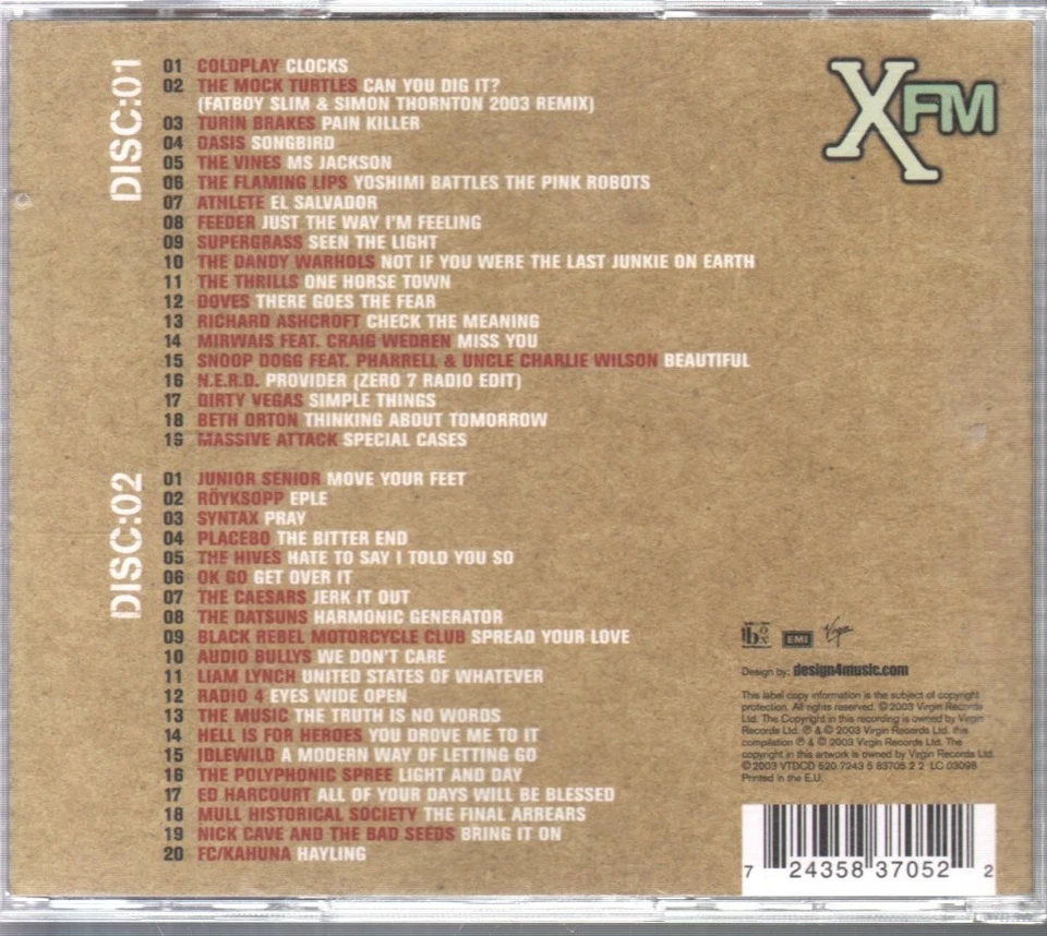 Various Artists X List Doppel-CD Europa Virgin 2003 2 CD Kompilation VTDCD520 - Bild 2 von 2