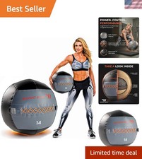 Versatile 14lb Weighted Slam Ball for Dynamic Fitness Training and Core Strength