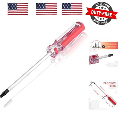 T10 Torx Security Screwdriver with Magnetic Tip Plastic Grip, Torx Screwdrive...
