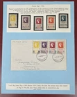 Mexico, 1940, Scott #754-758, Mint N.H., and 754-757 First Day Cover, Centenary