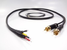 Cable de brazo RCA de repuesto para tocadiscos Gotham hágalo usted mismo