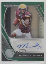 2021 Panini Prizm Draft Picks Green Mike Strachan Michael #DPA-MST Auto 0s23