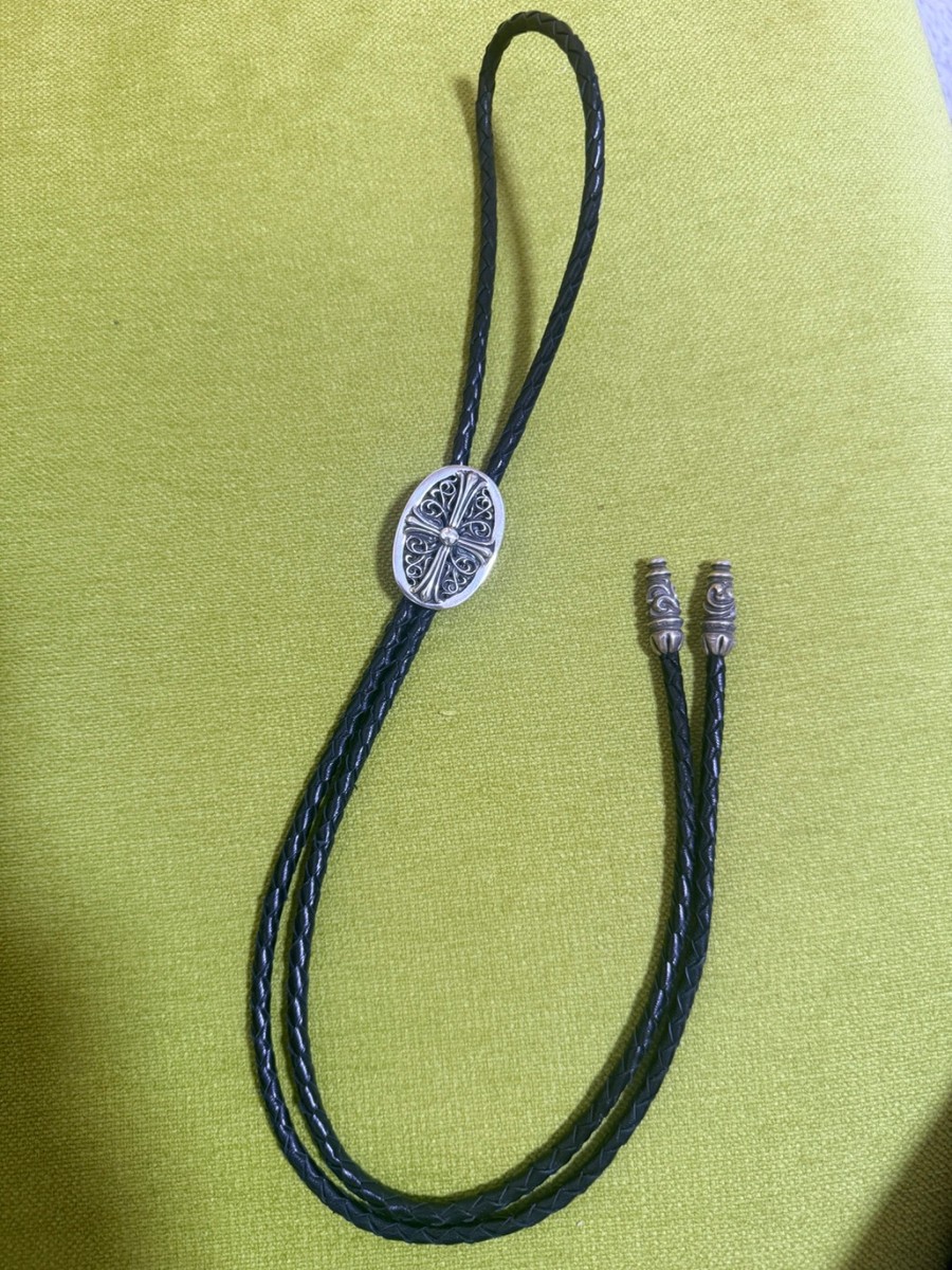 Authentic Chrome Hearts Bolo Tie Oval Tiny Cross | eBay