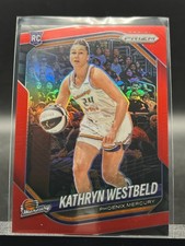 2025 Panini Prizm WNBA Kathryn Westbeld #29 RC True Red /299