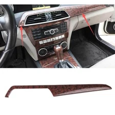 For Benz C-Class 2012-2014 Agate Wood Grain Center Console Instrument Stirp Trim