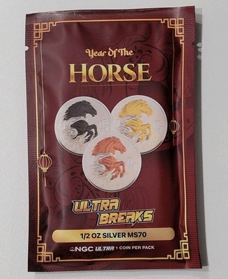 2026 Release!🔥Ultra Breaks Year of the Horse NGC MS70 Chase For 1