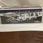 New Battery Operated Advertising HESS 2013 COLLECTIBLE Toy Truck and Tractor — photo 1