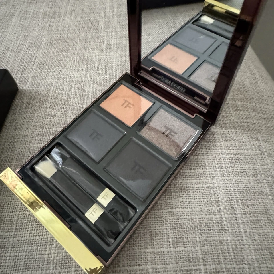 Tom Ford Eye Color Quad Creme - 45 Iconic Smoke - .18 oz / 5.2 g - New In Box - Image 2 of 4