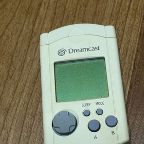 Official OEM SEGA Dreamcast White Visual Memory Unit VMU HKT-7000 Japan Import