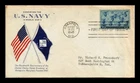 Dr Jim Stamps 3c Navy First Day Issue Grimsland Cachet Cover