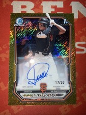 Jean Carlos Sio 2026 Bowman Chrome 1st Auto Gold Shimmer Refractor /50