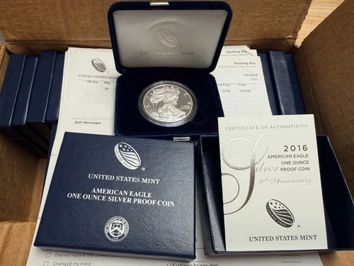 2016 W 30th Anniversary American Silver Eagle Proof  1oz Coin OGP US MINT Direct