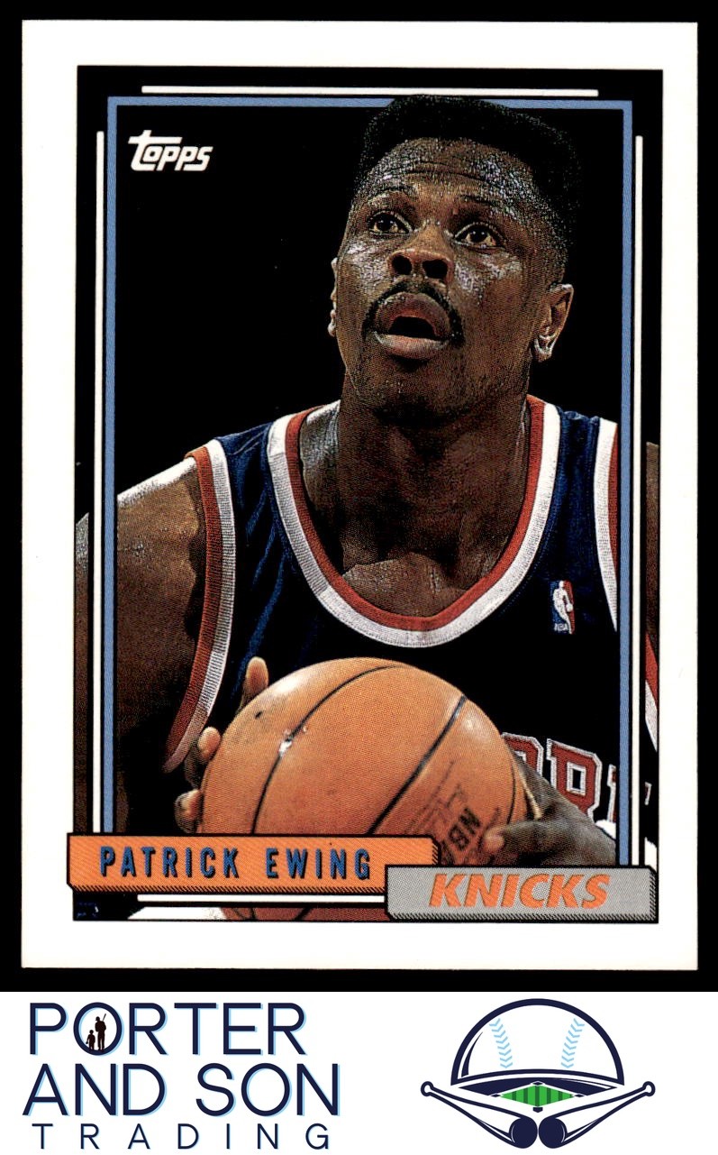 Patrick Ewing Gold 1992-93 Topps #66 New York Knicks Basketball Card