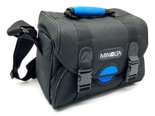 Minolta DSLR/SLR Soft Case Bag Black/Blue