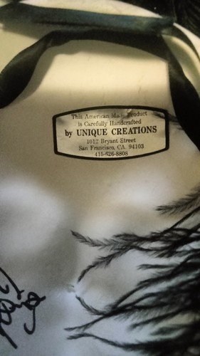 Lot Of 2 Unique Creations Hand Painted Lady Masks Wall Art - Picture 8 of 19
