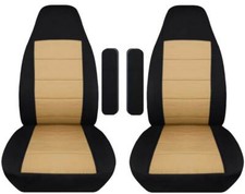 Front Set Bucket Seat Covers With Armrests Fits Ford F250 Trucks 1989 To 1998