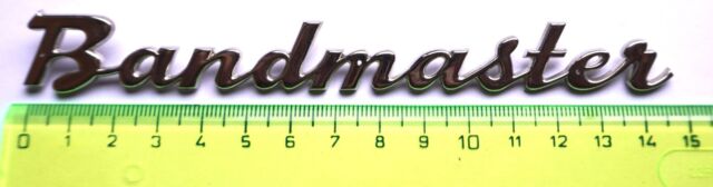 Bandmaster Weltmeister Emblem Logo Schriftzug für Akkordeon ORIGINAL /P12/3